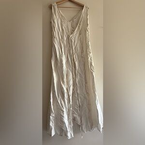 Onia Cream Maxi Slip Dress